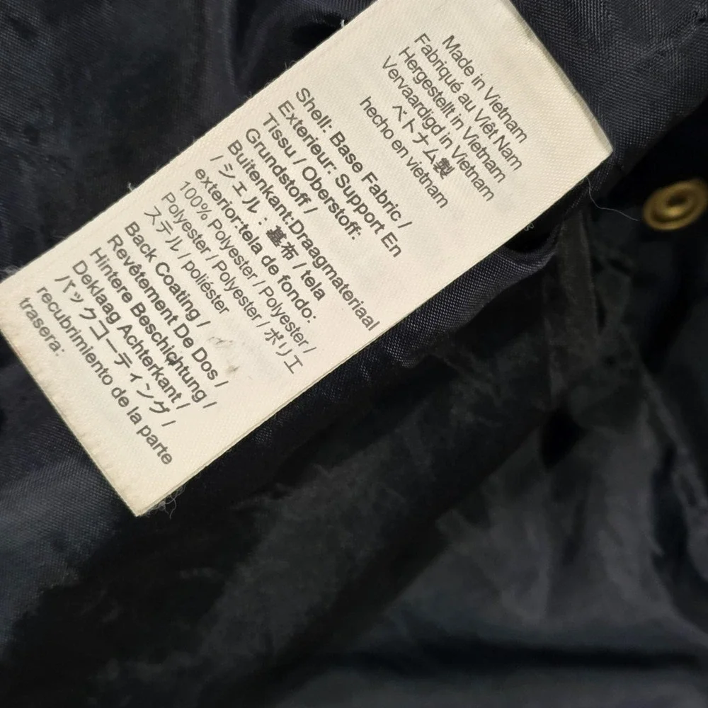 J.Crew Coat Womens XL Navy Blue Hooded Primaloft Insulated Parka Jacket AZ420‎